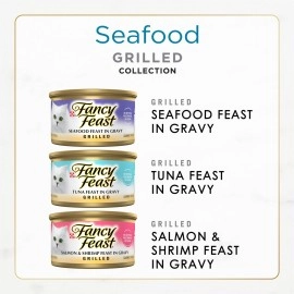 Fancy Feast Purina Grilled Seafood Collection 30 Pack Canned 050000586646