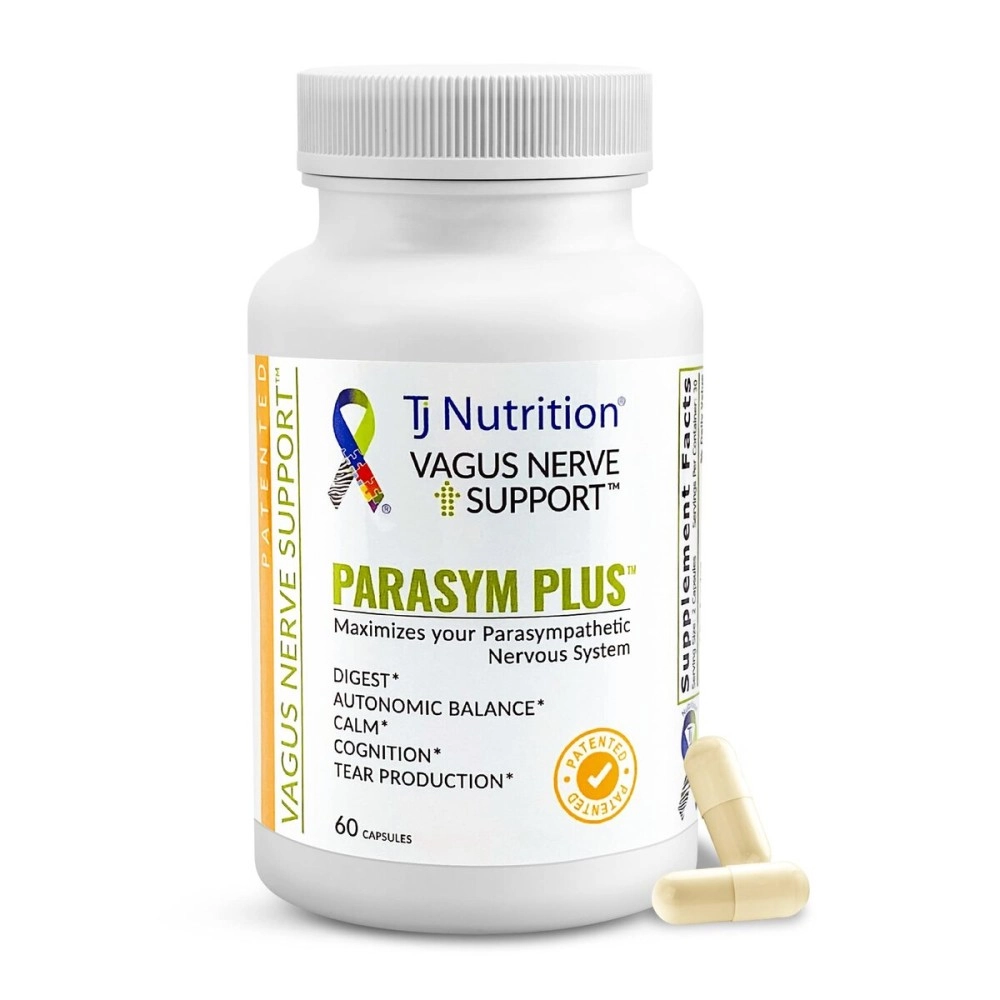 TJ Nutrition Vagus Nerve Support Parasym Plus - Patented | Digest | Autonomic Balance | Calm | Tear Production |