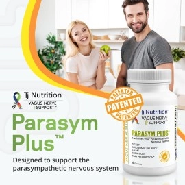 TJ Nutrition Vagus Nerve Support Parasym Plus - Patented | Digest | Autonomic Balance | Calm | Tear Production |