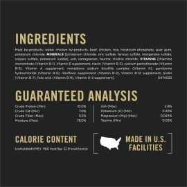 Purina Pro Plan Urinary Tract Health Beef and Chicken Entree Classic Cat Food - (Pack of 24) 3 oz. Pull-Top Cans