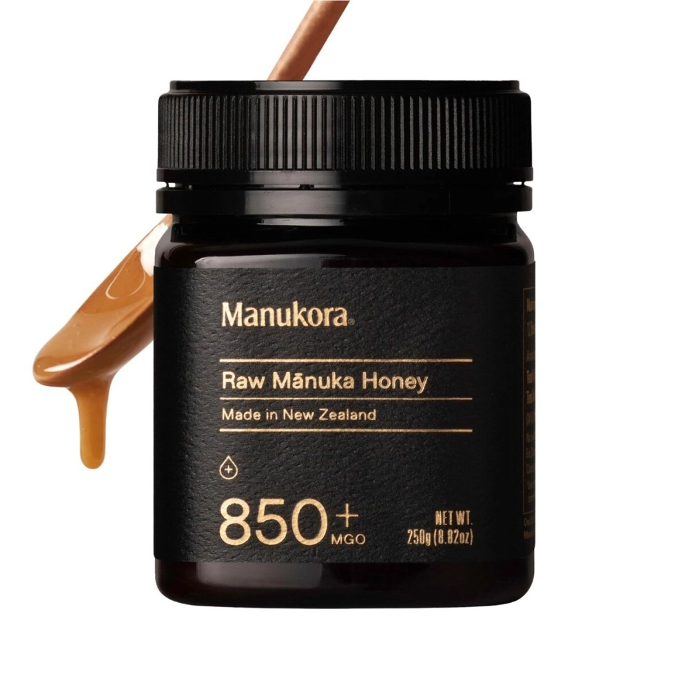 Manukora UMF 20+/MGO 850+ Raw Mnuka Honey (250g/8.8oz) Authentic Non-GMO New Zealand Honey, UMF & MGO Certified, Traceable from Hive to Hand