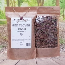 HEALTH EMBASSY Red Clover Flower (Trifolium pratense) - - 100% Natural (50g)
