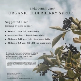 Maine Medicinals Anthoimmune Organic Elderberry Syrup 8 ounces