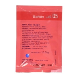 Safale US-05 (Six Packages, 11.5 g ea)