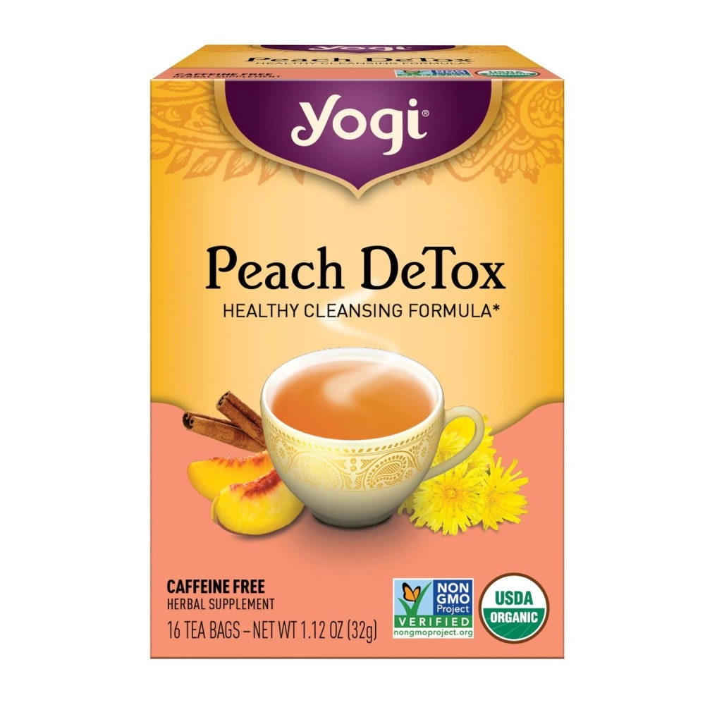 Yogi Peach Detox Tea - 16 Bags