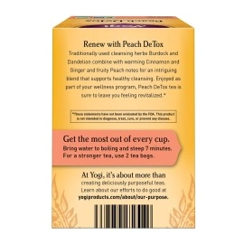 Yogi Peach Detox Tea - 16 Bags
