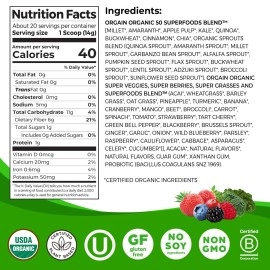 Orgain Super Foods Powder, 280g