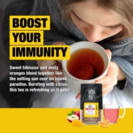 Tiesta Tea Citrus Sunburst, Tropical Citrus Fruit Tea, 200 Servings 1 Lb Bag - Caffeine Free, Loose Leaf Herbal Tea, Immunity Blend