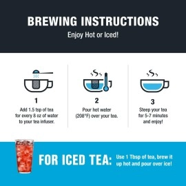 Tiesta Tea Citrus Sunburst, Tropical Citrus Fruit Tea, 200 Servings 1 Lb Bag - Caffeine Free, Loose Leaf Herbal Tea, Immunity Blend