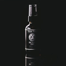 MANE TAME Beard Oil - Made with Certified Organic Hemp Oil - No Fuss Pump 2oz Bottle - Softens Your Beard and Stops Itching - Great Beard Oil and Conditioner For Men