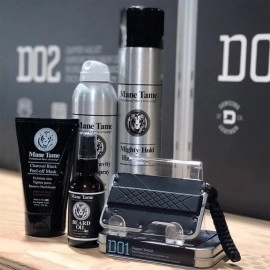 MANE TAME Beard Oil - Made with Certified Organic Hemp Oil - No Fuss Pump 2oz Bottle - Softens Your Beard and Stops Itching - Great Beard Oil and Conditioner For Men