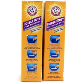 Arm & Hammer Double Duty Cat Litter Deodorizer With Baking Soda 30 oz (2 Pack)