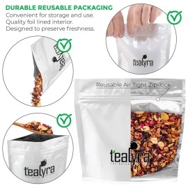 Tealyra - Sweet n Sour Cherry - Hibiscus - Beetroot - Pomegranate - Almond - Fruity Herbal Loose Leaf Tea - Caffeine Free - Hot or Iced - 112g (4-ounce)