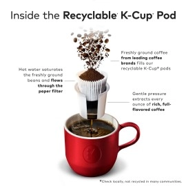 Krispy Kreme Classic Coffee, Keurig Single Serve K-Cup Pods, Medium Roast, 96 Count