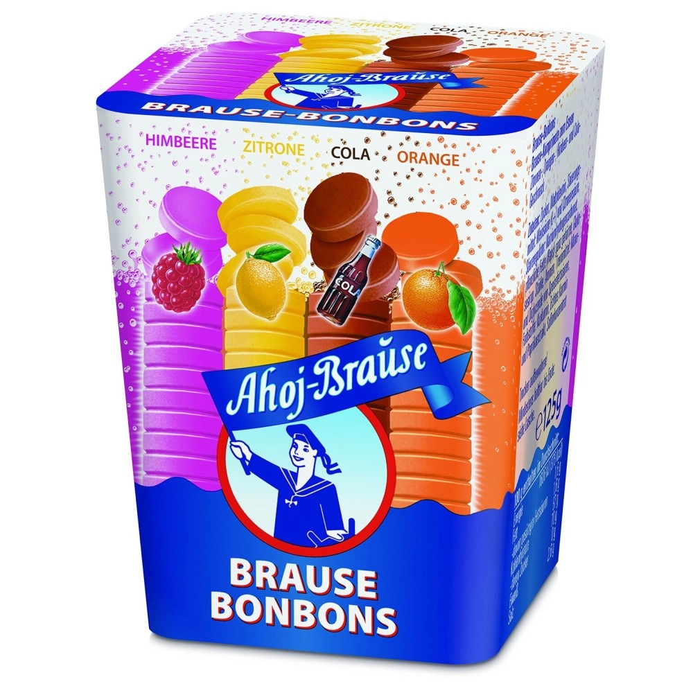 ONE box of Ahoj Brause Boxed candy - 125g / 4.4 oz