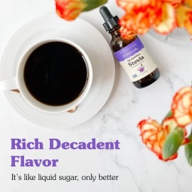 NuNaturals Liquid Stevia, Sugar-Free Sweetener, Plant-Based Sugar Substitute, Zero Calorie, Unflavored