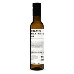 Erbology Organic Milk Thistle Oil 250ml - Cold-Pressed - High in Vitamin E (420% RI) - Detoxifying - Straight from Farm - GMO-Free - No Additives or Preservatives - Recyclable Glass Bottle
