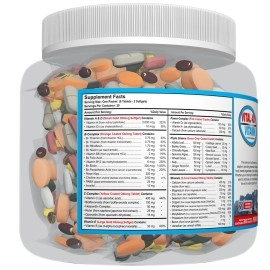 Vital 4U Vitamin Premium Multivitamin for Men and Women, Immune Support, Multimineral Sports Nutrition Supplement with Joint Support, 30 Count