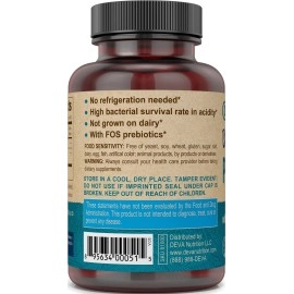 Deva Vegan Probiotic with FOS Prebiotics Supplement - 2 Billion CFU with 100 MG of Prebiotics Per Serving for Men & Women - Non-Dairy Gluten Free - Naturally Shelf Stable - 90 Capsules