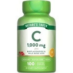 Nature\'s Truth Vitamin C with Bioflavonoids & Rose Hips, Tablets, 1,000 mg, 100 Count