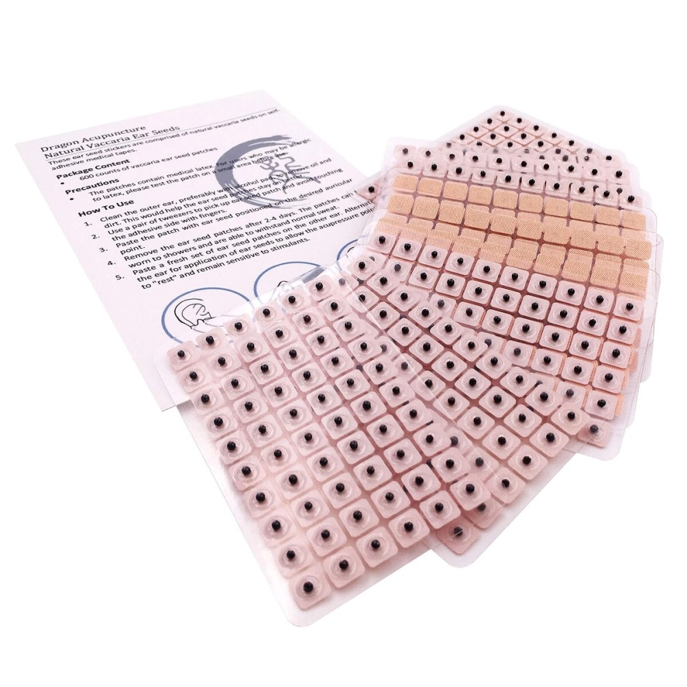 Dragon Acupuncture Ear Seeds - Pack of 600 Counts Refill