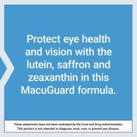 Life Extension MacuGuard Ocular Support with Saffron - Eye Health Supplement - Lutein, Astaxanthin & Zeaxanthin - Once-Daily, Non-GMO, Gluten-Free - 60 Softgels