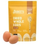 Judee\'s Gluten Free Dried Whole Egg Powder 1.5 lbs - Baking Supplies - Delicious and 100% Gluten-Free - Great for Breakfast, Baking, and Camping Meals - Simplifies Outdoor Cooking Preparation