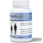 Pure BioTechnologies PureHeight Plus Height Enhancement Vitamins - Helps You Grow Taller - Increases Bone Strength, Builds Bone Density, Stimulates Bone Growth - One-A-Day (30 Capsules)