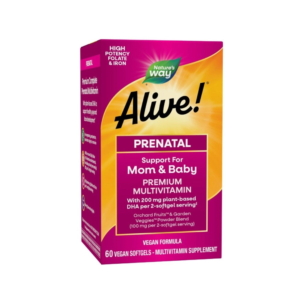 Nature\'s Way Complete Prenatal Multivitamin Berry 60 Vegetarian 162784