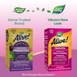 Nature\'s Way Complete Prenatal Multivitamin Berry 60 Vegetarian 162784