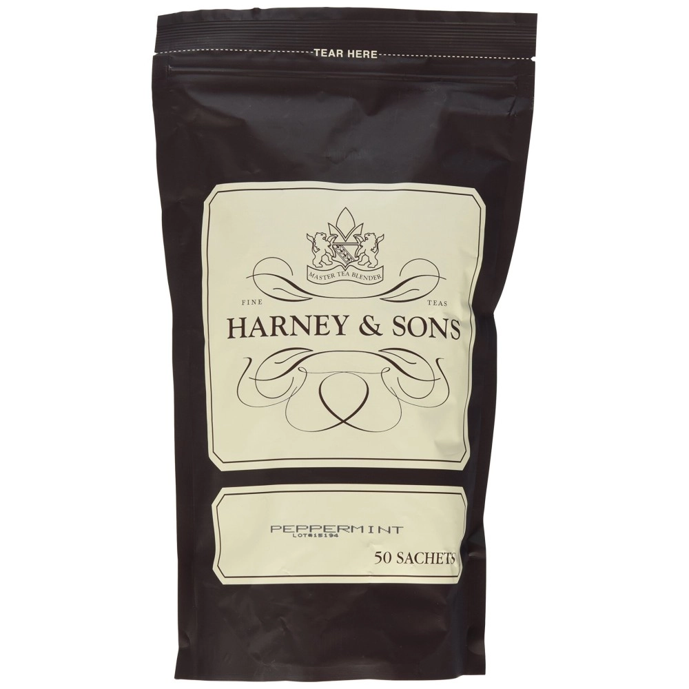 Harney & Sons Peppermint Tea, 50 Count Sachet Bag