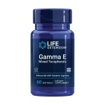 Life Extension Gamma E Mixed Tocopherols - Complete D-Alpha Vitamin E Supplement Pills for Heart Health and Skin Care - Gluten-Free, Non-GMO - 60 Softgels