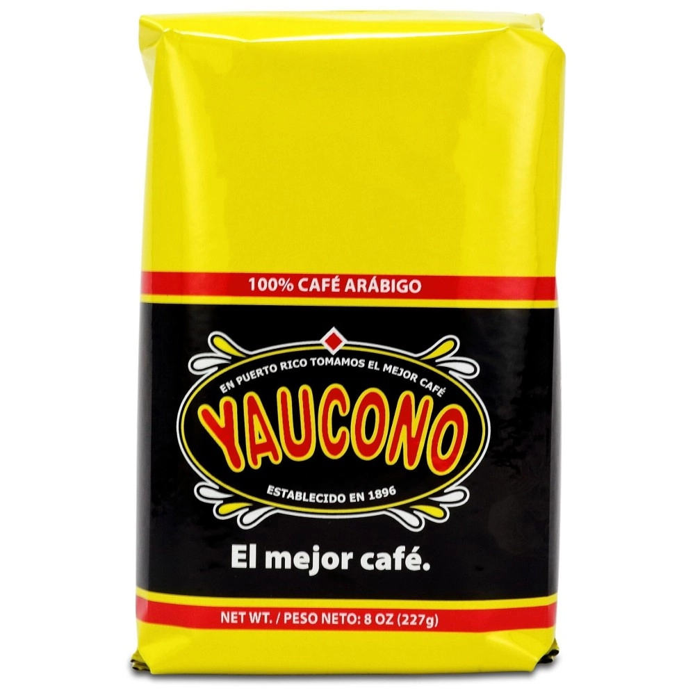 Yaucono Ground Coffee Bagged, 8 Ounce (Pack of 1)