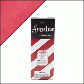 Angelus Leather Dye- Flexible Leather Dye for Shoes, Boots, Bags, Crafts, Furniture, & More-Light Rose- 3oz