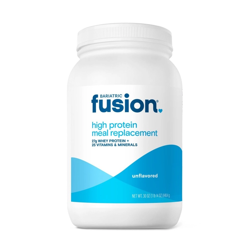 Bariatric Fusion (Unflavored) - Meal Replacement Protein 21 Serving Tub Unflavored for Surgery Patients Including Gastric Bypass & Sleeve Gastrectomy