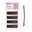 Diane 3 Curved Black Bobby Pins for Women, Girls, Salon, Hairdressing, Rollers, Long and Thick Hair, Large Flat Hair Pins with Ball Tips for Securing Updos, Flyaways, 40 Count