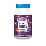 Zellies Xylitol Sweetened Cherry Berry Mints, 250 Count Jar