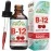 Why Not Natural Organic Vitamin B12 Liquid - Extra Strength 60 x 5000mcg Drops (Methylcobalamin), Cherry Flavor | Designed to Maximize Absorption & Energy | Vegan, Gluten & GMO-Free