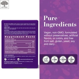 New Nordic Blue Berry Strong | Eye & Vision Support Supplement | Lutein Eyebright & Bilberry | Swedish Made | 120 Tablets (Pack of 1)