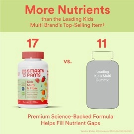 Smartypants - Kids Complete Multivitamin And Fiber Formula 90 Gummies 180985