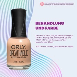 Orly Breathable Treatment + Color 20907 Nourishing Nude for Women - 0.6 oz