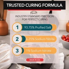 The Sausage Maker - Insta Cure (Prague Powder) 2, Curing Salt for Curing Sausage and Meats, 4 oz.