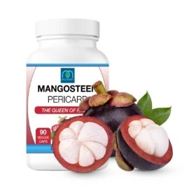 MOJObody Freeze Dried Mangosteen Pericarp Capsules 2PK, 1.5 Grams per Serving, 90 Veggie Capsules per Bottle, Xanthone Rich