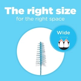 GUM - 614D Proxabrush Go-Betweens Interdental Brush Refills, Wide, 8 Count