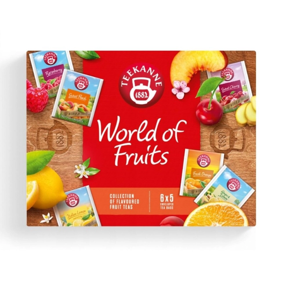 Teekanne World of Fruits VARIETY box of tea 30 tea bags