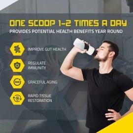 TBR Labs Bovine Colostrum Powder with Immunoglobulins and Lactoferrin - Supports Immune and Gut Health, 100% First Milking Premium Colustrum, USA Sourced - 200g (132 Servings)