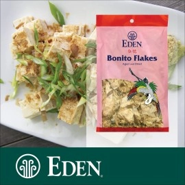 Eden Japanese Bonito Flakes, Shaved Skipjack Tuna, Katsuobushi , Traditionally Aged and Dried, Hardwood Smoked, Make Dashi and Miso Soup, 1.05 oz (2-Pack)