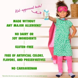 Orgain Organic Kids Nutritional Vegan Protein Shake, Vanilla - Healthy Kids Snacks, 8g Plant Protein, 3g Fiber, 23 Vitamins & Minerals, No Dairy & Soy Ingredients, Non-GMO, 8 Fl Oz (Pack of 12)