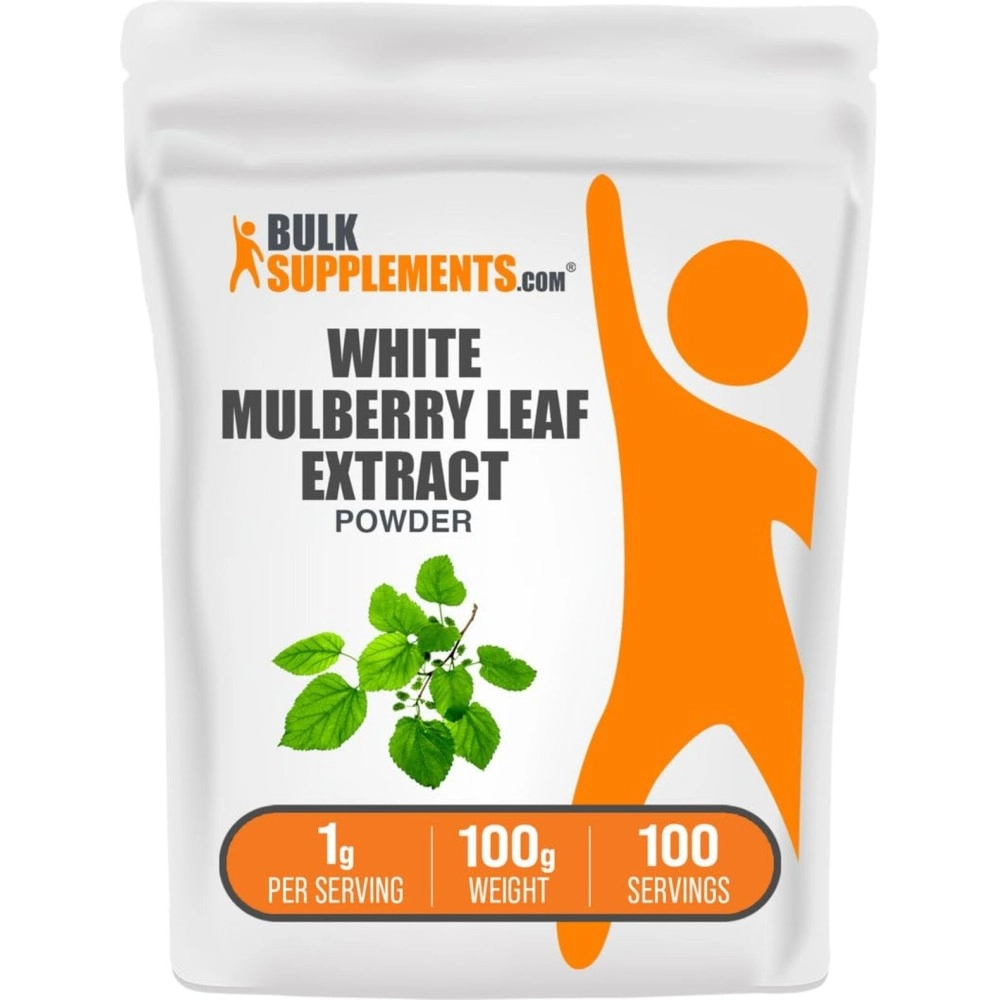 BulkSupplements.com White Mulberry Extract Powder - Mulberry Leaf Powder - Mulberry Powder - Immune Support Supplements - Heart Support (100 Grams - 3.5 oz)