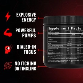 Pescience - Prolific Pre-Workout Powder Raspberry Lemonade 9.88 Oz.